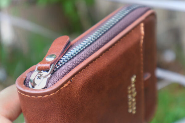 Zipper Short Wallet - Image 6