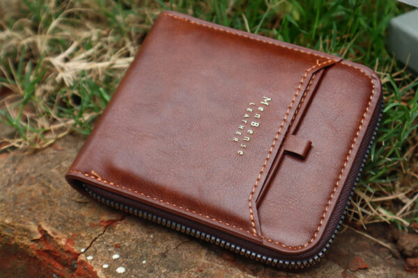 Zipper Short Wallet - Image 3